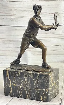 Art Deco Sport Memorabilia Male Tennis Player Hot Cast Museum Quality • $124.50