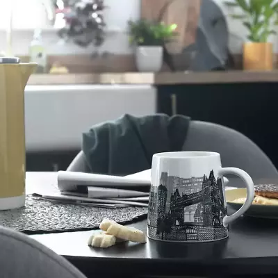 £19.19 • Buy Habitat London Set Of 2 Mugs - Black