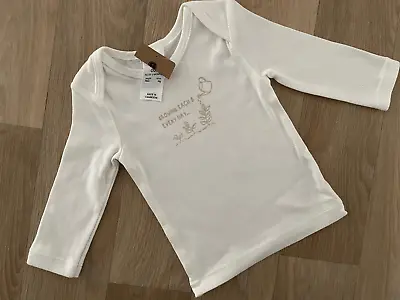 Baby Boy Girl Unisex 0-3 Months Dymples Long Sleeve T-shirt ORGANIC • £3