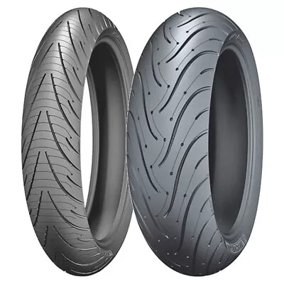 Tyre Pair Michelin 110/70-17 (54w) + 160/60-18 (70w) Pilot Road 3 • $458