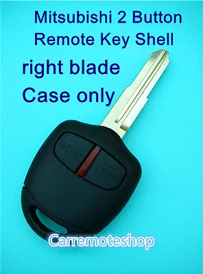 $7.90 • Buy Mitsubishi Lancer EVO CT9A VII VIII IX 2 Button Remote Key Shell Case With Blade