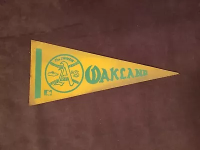 ⚾Vintage 1960's 70's Est. OAKLAND A's ATHLETICS⚾ MINI Pennant 5.25  X 12  • $9.95