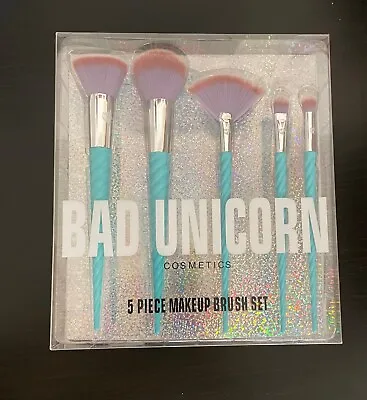 $18.02 • Buy UNICORN 5 Piece Makeup Brush Set~ NEW
