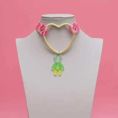 My Little Pony Heart Choker Gummy Bear Necklace O-Ring Choker Kawaii Choker • $20.96