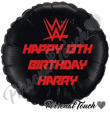 £4.65 • Buy Wwe Wrestling Personalised Birthday Decal Sticker For Foil Balloon Party