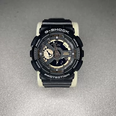 Casio G-Shock Men's Wristwatch Watch Gold Black WR20BAR New Battery TESTED • $69.95