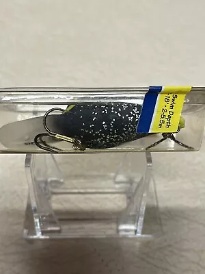 Storm Wiggle Wart Vintage Black Lure With Glitter • $9.99