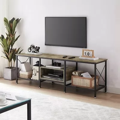 Grey Farmhouse Living Room Accent Table TV Stand Entertainment Center Rustic End • $133.35