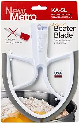 New Metro KA-5L Original Beater Blade Works W/ Most KitchenAid 5 Qt Bowl-Lift... • $51.06