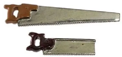 Dollhouse Miniature 2 Piece Saw Set - 1:12 Scale • $3.50