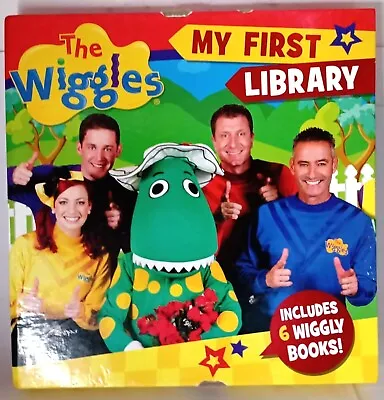 The Wiggles My First Library Includes 6 X Wiggly Booklets & Hard Sleeve 2015 • $10.95