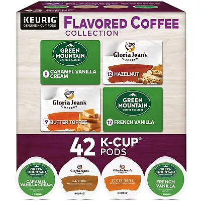 Keurig Flavored Variety Coffee Collection K-Cup Pods Variety Pack 42 Count • $33.99