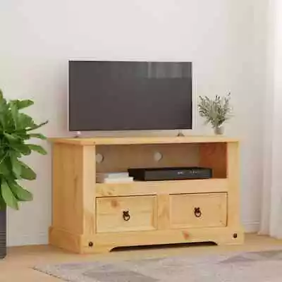 Indoor Home TV Cabinet Unit Stand Mexican Pine Corona Multi Colours VidaXL • £85.99