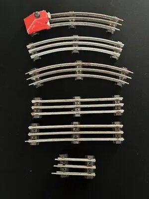 Vintage Lionel (3) Curved Track (2) Straight (1) Small Track (1) Red Bumper • $5.99