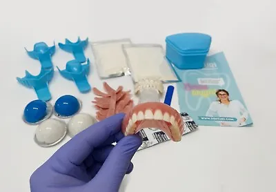 DIY FULL DENTURES For Beginners (ONE SIZE FITS ALL) * FULL /PARTIAL* • $89.99