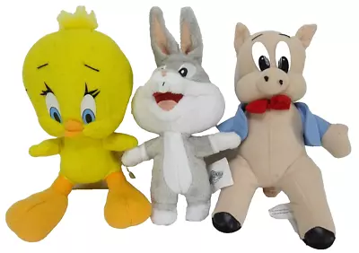 Vintage Tweety Bird / Porky Pig And Bugs Bunny Plush / Stuffed Toys • $19.99