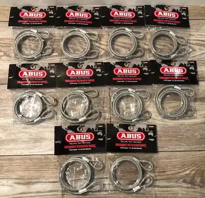 LOT OF 10 BRAND NEW ABUS GUARDIAN RETRACTO CABLE 6 FT AIRCRAFT STEEL 7x7 STRANDS • $44.99