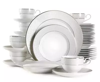 Mikasa H1103 Parchment 40-Piece Porcelain Dinnerware Set • $338