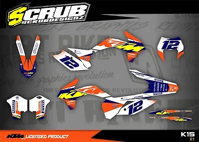 KTM EXC EXCf 2014 2015 2016 125 200 250 300 350 450 500 Graphics Decals Stickers • $161.51