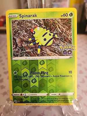 Pokemon Card Spinarak 006/078 UNPEELED DITTO Pokemon Go NM • $2.99