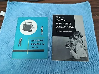 Lot Of 2 Cine Kodak Magazine 16 Booklets • $12