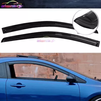 Fits For 06-11 Honda Civic Coupe Window Visor Smoke Shade Guard Deflector Vent • $36.99