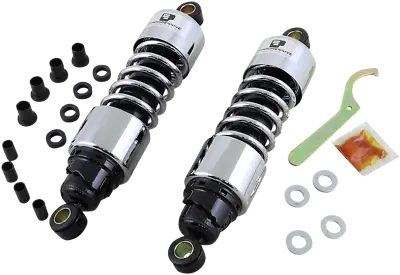 Progressive 412 Chrome Standard 11.5  Rear Shocks For 2006-2022 Harley Touring • $310.45