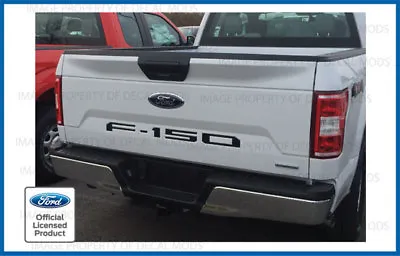2019 Ford F150 Tailgate Inserts Decals Letters Indent Stickers - GLOSS BLACK • $15.17