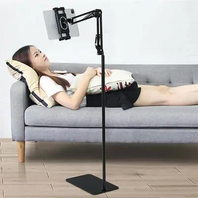 $37.90 • Buy Adjustable Hands Free Floor Stand Bed Clip Holder For Tablet IPad IPhone Switch