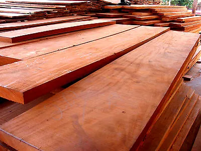 10 Board Feet Kiln Dried 8/4 African Mahogany Lumber Wood Fas Grade • $174.95