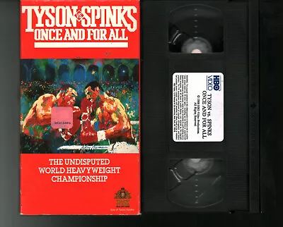 Tyson Vs Spinks Once And For All Heavyweight Boxing Championship VHS HBO Release • $14.99