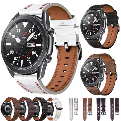 £5.99 • Buy 22mm Smart Watch Strap Leather Band Wristband Replacement Bracelet Watchband UK