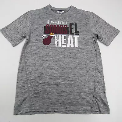 Miami Heat Fanatics Short Sleeve Shirt Men's Gray/Heather Used • $21.44