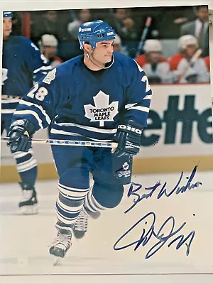Signed Max Domi Toronto Maple Leafs Autographed 8x10 Photo # 28 • $9.95