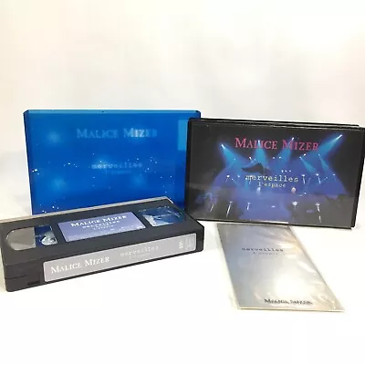 Malice Mizer Live Vhs Merveilles L'Espace From Japan • $44.99