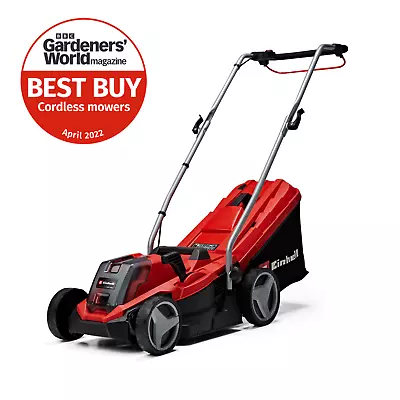 Einhell Cordless Lawnmower 33cm Power X-Change With Battery And Charger GE-CM 18 • £219.95