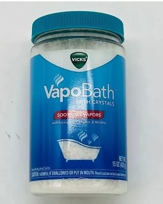 💙NEW VapoBath Bath Crystals Soothing Vapors 15 Oz (425 G) • $14.99