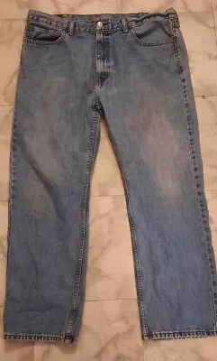 VINTAGE Levi's 505 Regular Fit 40x30 Jeans Denim Classic Work Straight • $12.95