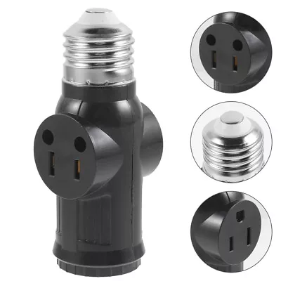  2 Pcs Screw In Outlet For Light Socket Bulb To Adapter Outdoor Lamp Head • $9.99