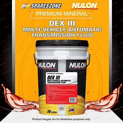 Nulon Premium Mineral Automatic Transmission Fluid (20L) NDEX3-20 • $147.99