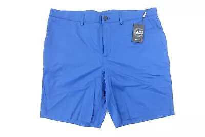 Michael Kors Marine Blue 38 Stretch Tailord Fit Chino Shorts Mens New • $27.18