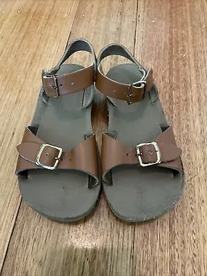 Sun San Saltwater Sandals Size 10 Tan • $10