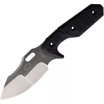 WithArmour Mammoth Black Smooth G10 440C Stainless Fixed Blade Knife 034BK • $58.50