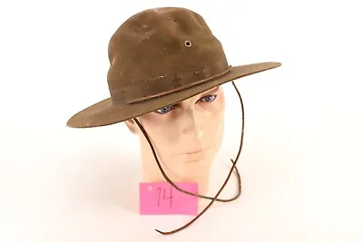 Vintage GW Alexander Boy Scout Master Wool Campaign Hat 7 1/8 Hat Size • $102.79