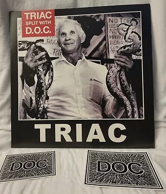 Triac / Disciples Of Christ  Split  LP Grindcore Magrudergrind Coke Bust Spazz  • $13