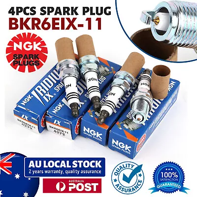 Set Of 4 NGK 4272 Spark Plugs Iridium IX BKR6EIX11 For Mitsubishi Honda 1.5 2.0L • $71.89