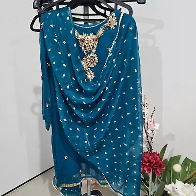 New Designer Party Wear Indian Pakistani Wedding Salwar Kameez Dress Suit Kurti  • $135