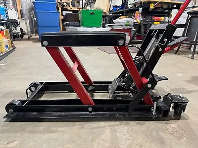 Motorcycle Portable Hydraulic Lift Hoist Stand For Easy Maintenance And Moving • $1