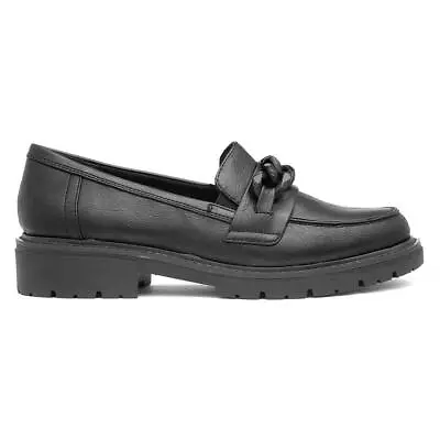 Jana Softline Womens Shoe Black Slip On Loafer Shoezone SIZE • £39.99