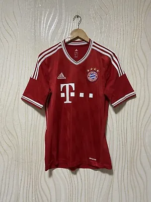 BAYERN MÜNICH 2013 2014 HOME SHIRT JERSEY ADIDAS Z25029 MANDZUKIC #9 Sz S  • $139.99